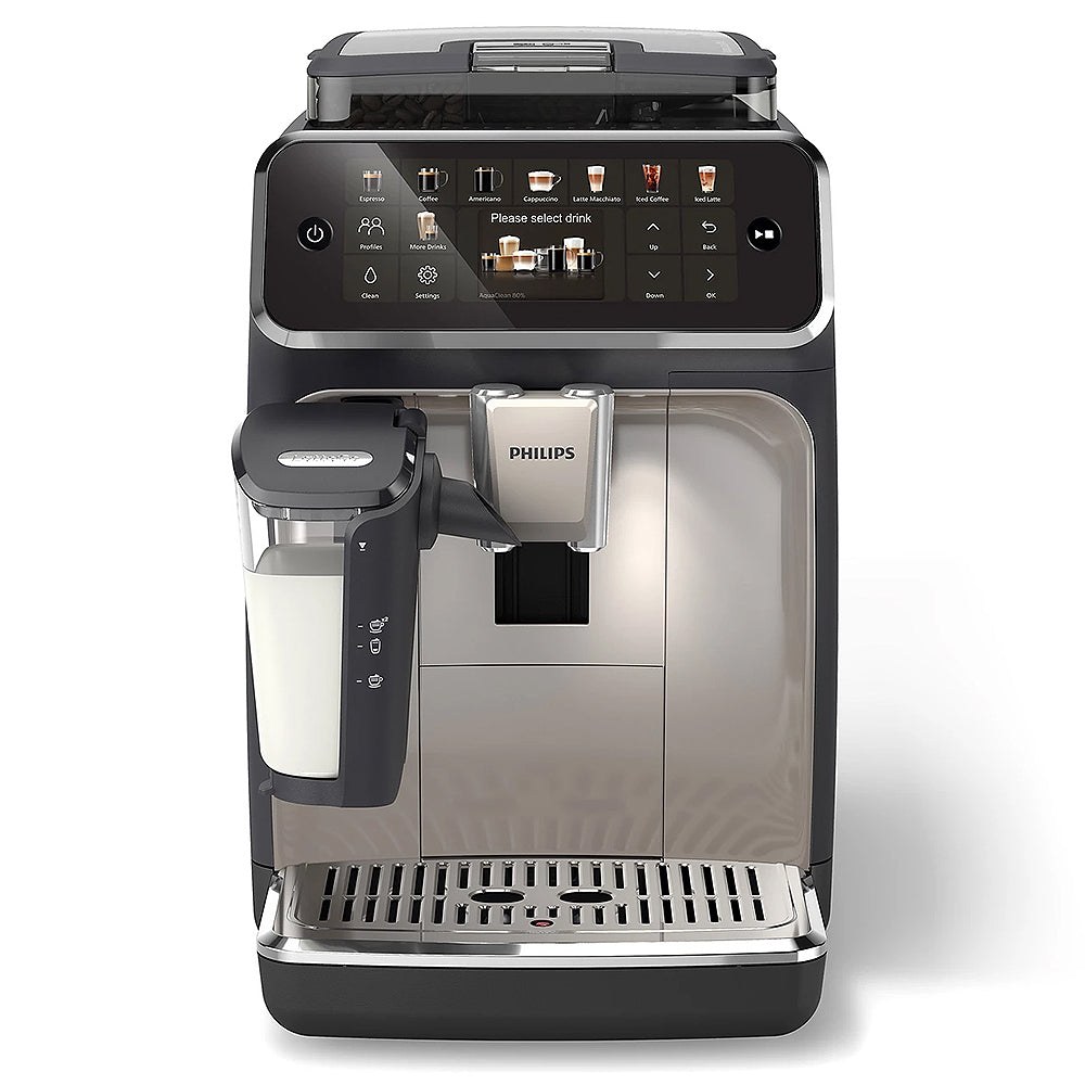 W pełni automatyczny ekspres do kawy Seria 5500 EP5547/90 20 specjałów kawowych SilentBrew LatteGo Czarny chromowany